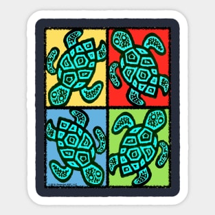 Pop Turtles Sticker